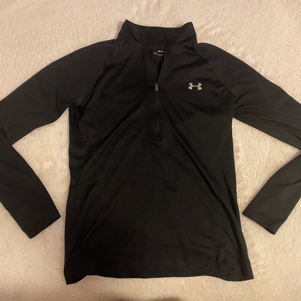 Black Under Armour Quarter Zip